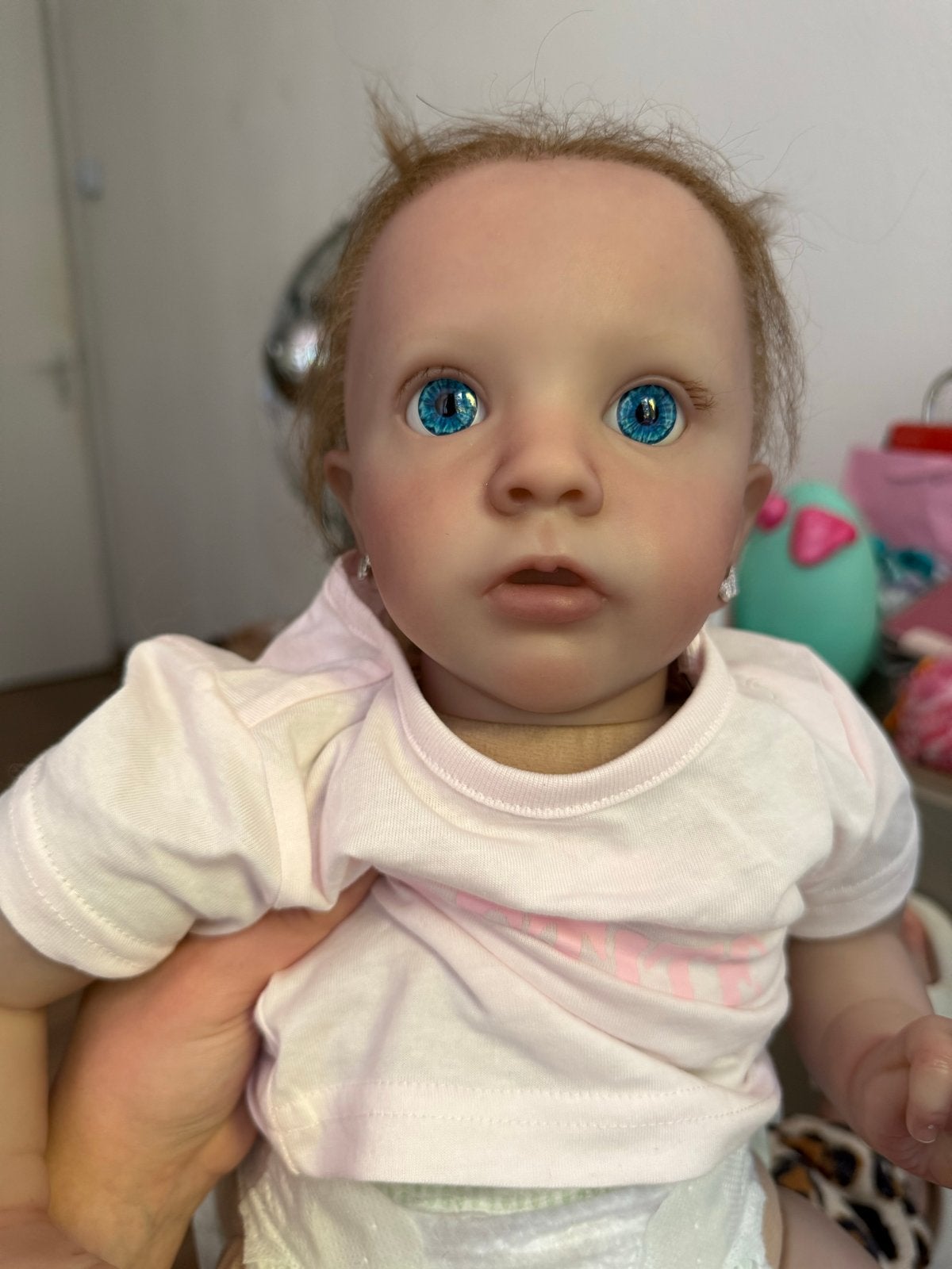 Reborn kit Missy - Realistische babypop, Ophalen of Verzenden, Zo goed als nieuw, Babypop