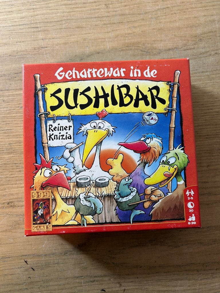 Geharrewar in de Sushibar 999 Games (2), Ophalen of Verzenden, Zo goed als nieuw