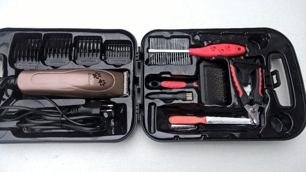 TE koop aangeboden mooi tondeuse set /met fohne., Ophalen of Verzenden, Zo goed als nieuw, Tondeuse