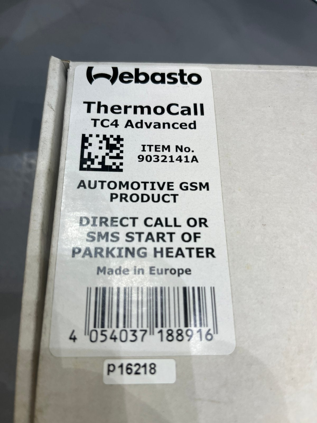 Webasto Thermo call TC 4, Verzenden, Nieuw