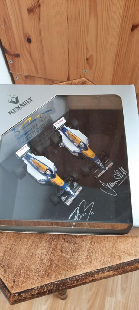 Onyx Williams Renault 1993 modelauto's met handtekeningen, Overige merken, 1:50 of kleiner, Auto, Nieuw
