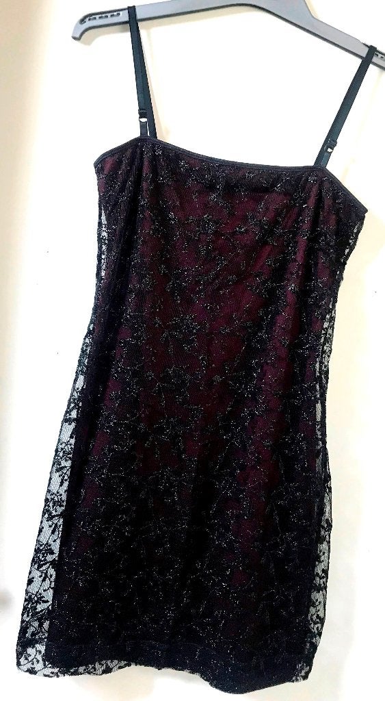 Prachtige Watcher jurk, galajurk, maat L, Kleding | Dames, Verzenden, Zo goed als nieuw, Maat 42/44 (L), Knielengte