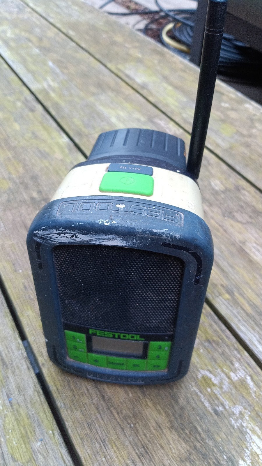 Festool BR 10 Sysrock Bouwradio / bluetooth speaker met accu, Ophalen of Verzenden, Gebruikt, Bouwradio