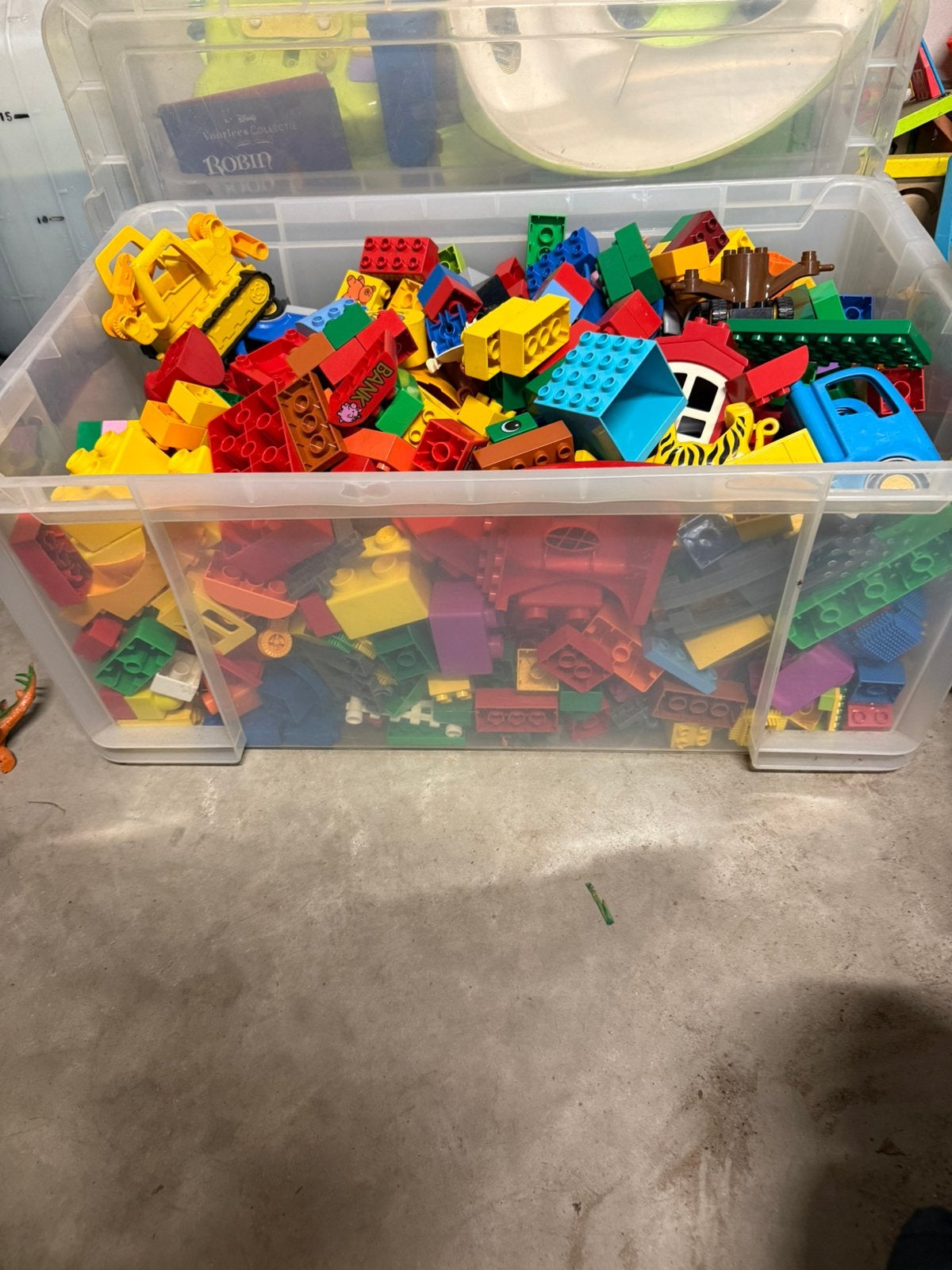 Duplo lego, Ophalen, Gebruikt