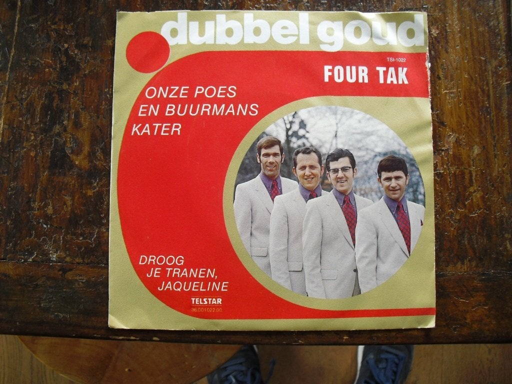 Mooie Single FOUR TAK  Telstar  TSI 1022, Cd's en Dvd's, Gebruikt, Fotohoes, 7 inch, Ophalen of Verzenden