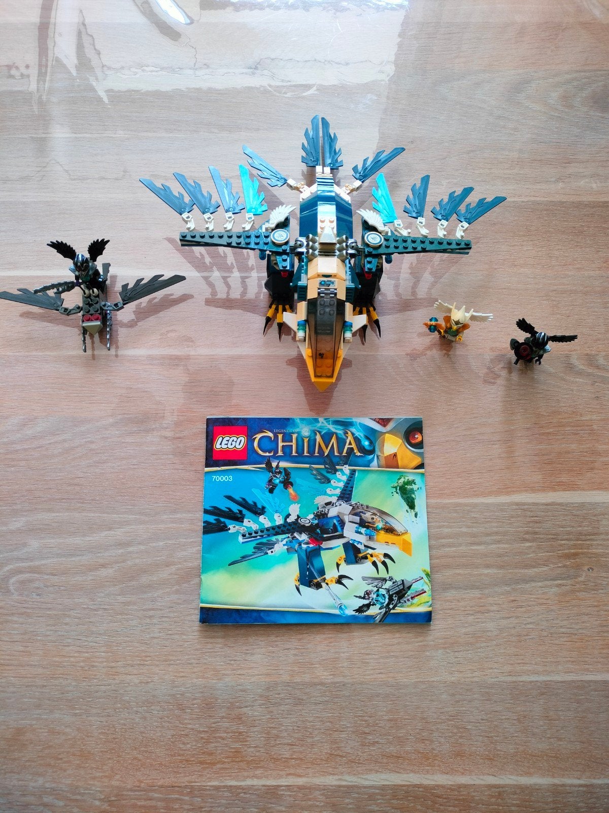 LEGO Chima complete set 70003 Eris Eagle Interceptor, Gebruikt, Lego, Ophalen of Verzenden, Compleet