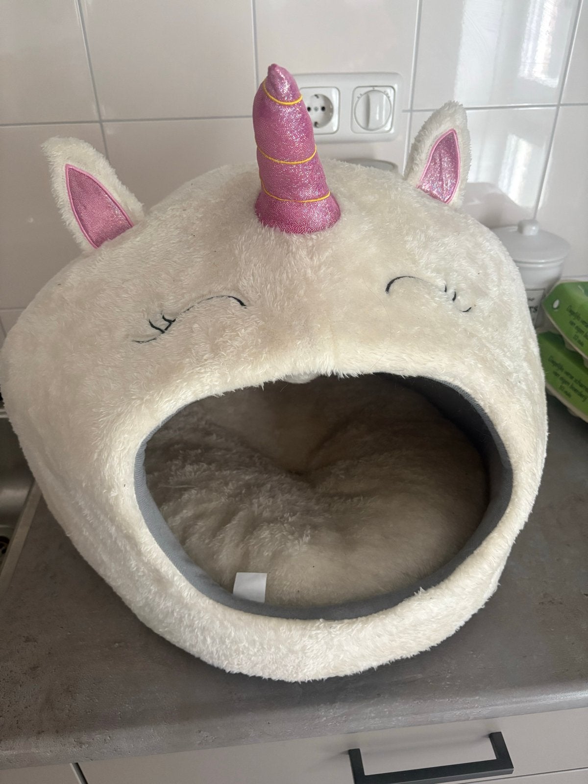 Eenhoorn katten mandje, Dieren en Toebehoren, Ophalen, Zo goed als nieuw