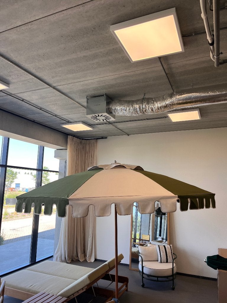 Tuuci Parasol Octagon 280cm, Zo goed als nieuw, Waterdicht, Stokparasol, 2 tot 3 meter