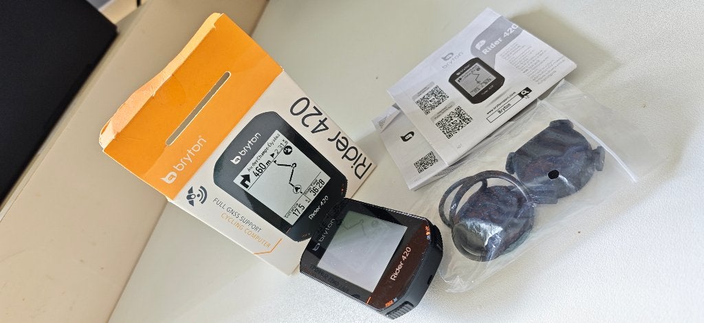 Fietscomputer Bryton Rider 420, Ophalen of Verzenden, Zo goed als nieuw, Overige typen