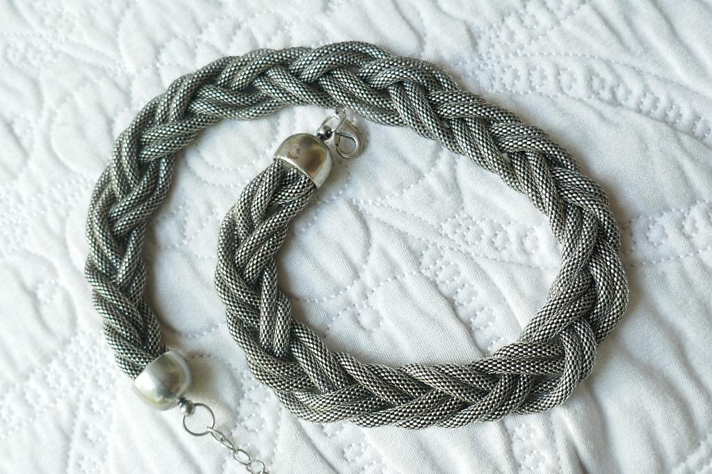 Uniek Collier, Verzenden, Zilver, Overige materialen, Verstelbaar