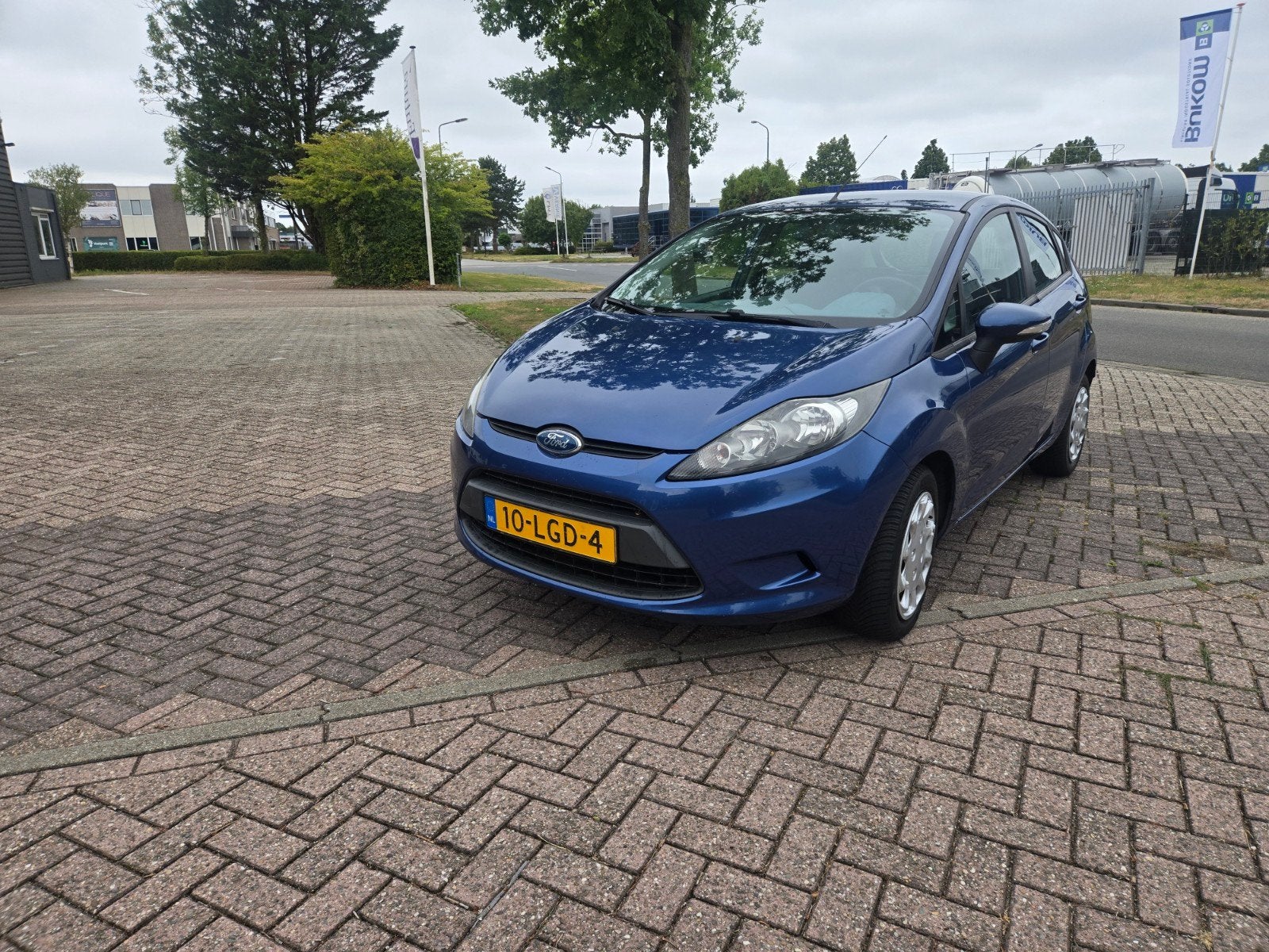 Ford Fiësta 1.25 44KW 5DR 2010 Blauw, Auto's, Voorwielaandrijving, 40 €/maand, 1242 cc, 4 cilinders