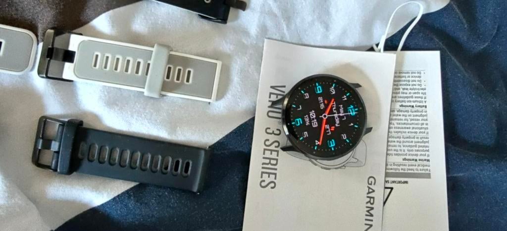 Garmin Venu 3 Series Smartwatch - Zo goed als nieuw, Conditie, Zwart, Garmin, Ophalen of Verzenden