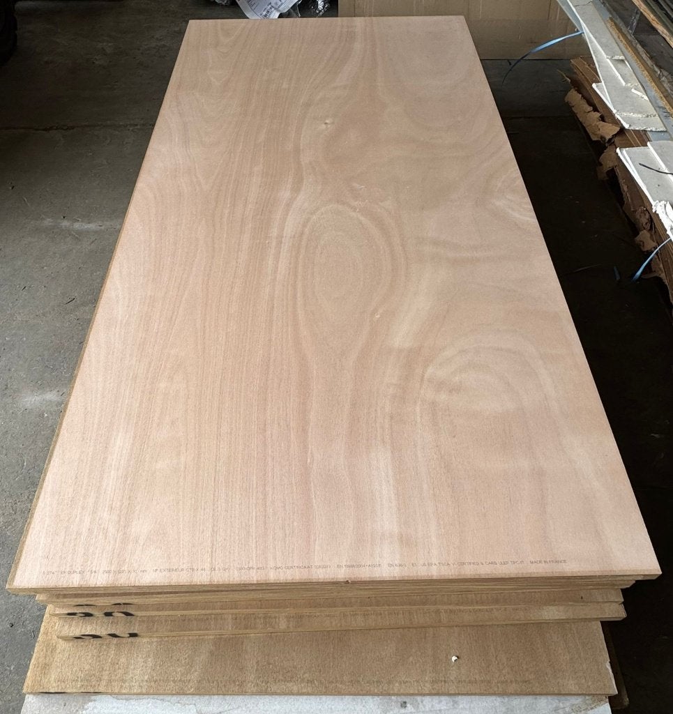 Okoume multiplex 250x122 30mm, Tuin en Terras, Palen, Balken en Planken, Ophalen, Nieuw, 180 tot 250 cm, Overige typen
