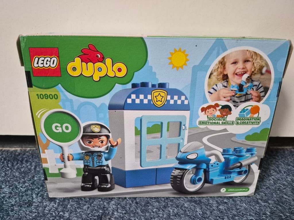 LEGO Duplo Politie Motor 10900, nog in de doos, Ophalen of Verzenden, Duplo, Compleet, Complete set