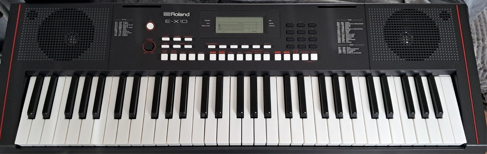 Roland E-X10 Keyboard - Zo goed als nieuw, 61 toetsen, Roland, Ophalen of Verzenden, Zo goed als nieuw