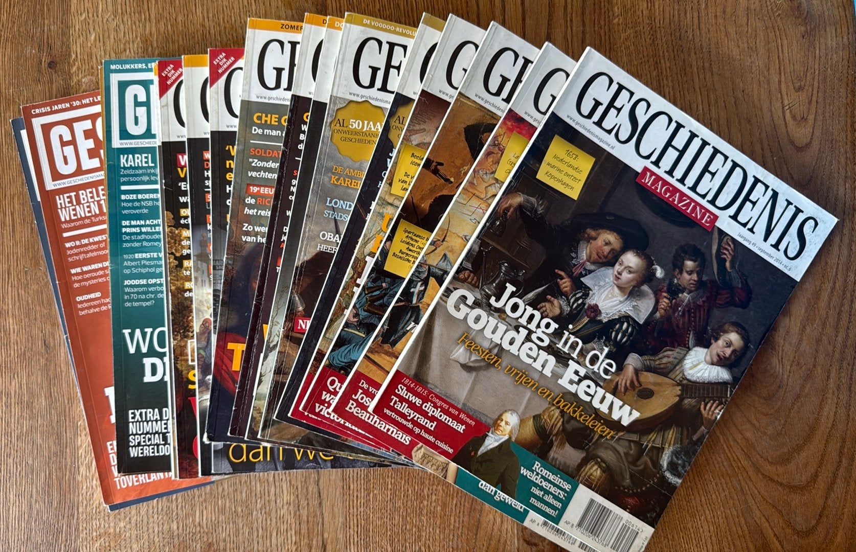 Geschiedenis Magazines verschillende nummers, Ophalen of Verzenden, 20e eeuw of later, Gelezen, Overige gebieden