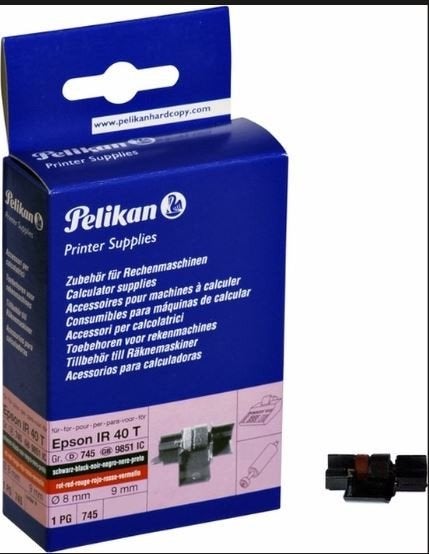 Inktrol Pelikan groep 745 IR-40 T zwart-rood rekenmachine, Ophalen of Verzenden, Nieuw