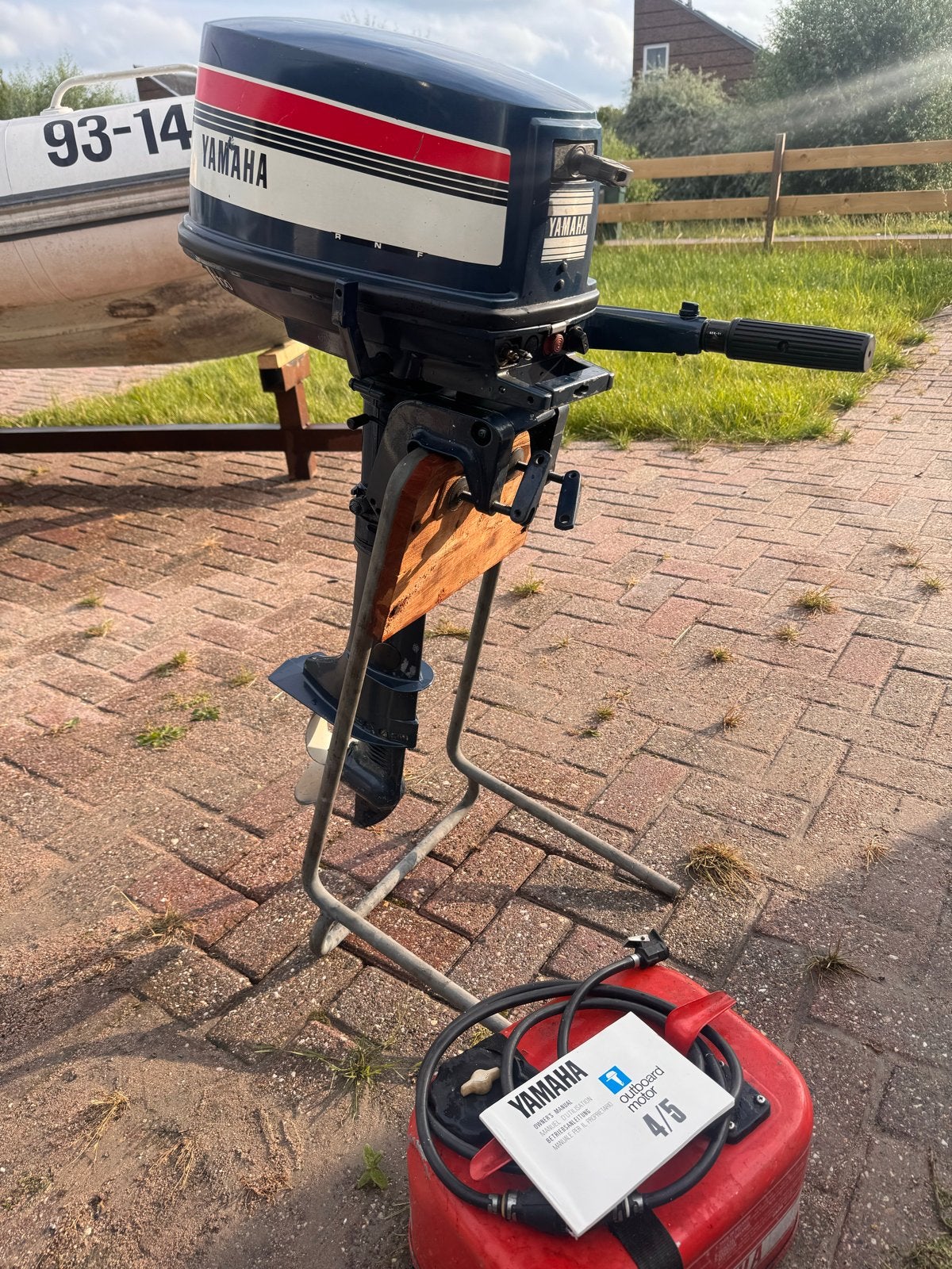 Zeer nette Yamaha 5pk 2 takt buitenboordmotor, Ophalen, Gebruikt, 5 tot 10 pk, Buitenboordmotor