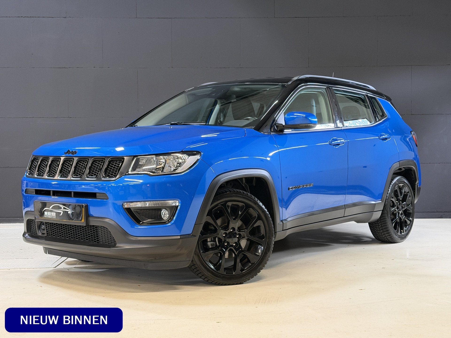 Jeep Compass 1.3T Night Eagle Liberty Edition | Camera | Car, Auto's, Voorwielaandrijving, Euro 6, 4 cilinders, Blauw