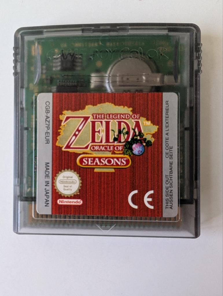 Zelda Oracle of Seasons - Game Boy Color, Spelcomputers en Games, Games | Nintendo Game Boy, Avontuur en Actie, 1 speler, Ophalen of Verzenden