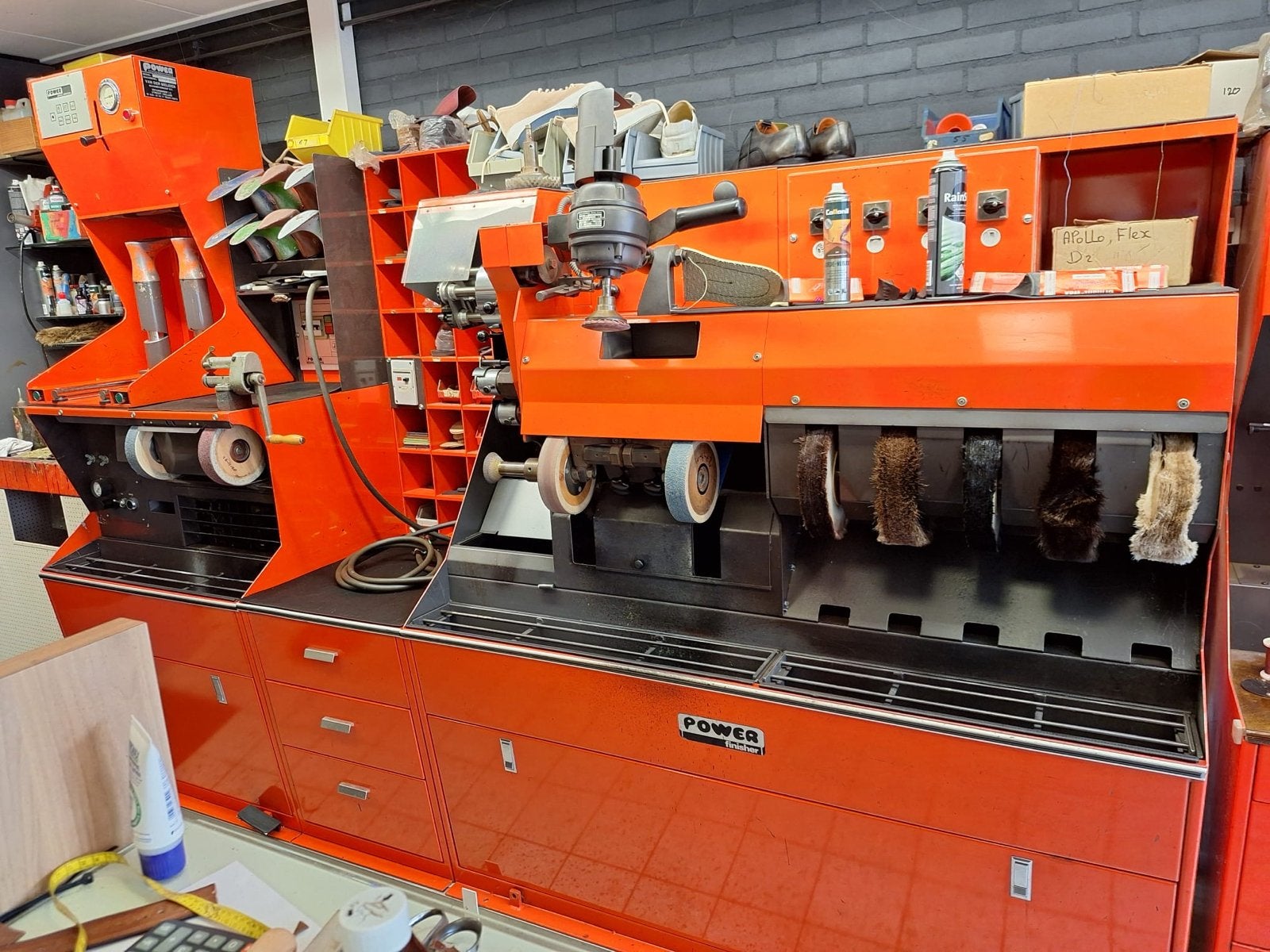 Schoenmakerij machinepark schoenreparatie, Ophalen, Gebruikt
