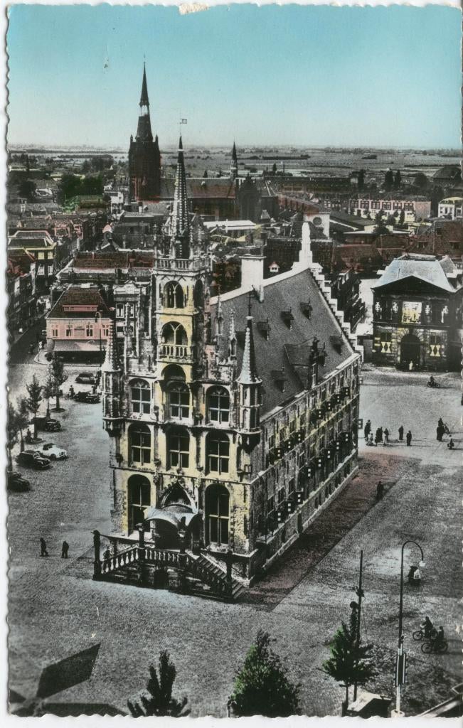 Gouda  Stadhuids, Verzenden, 1960 tot 1980, Ongelopen, Zuid-Holland