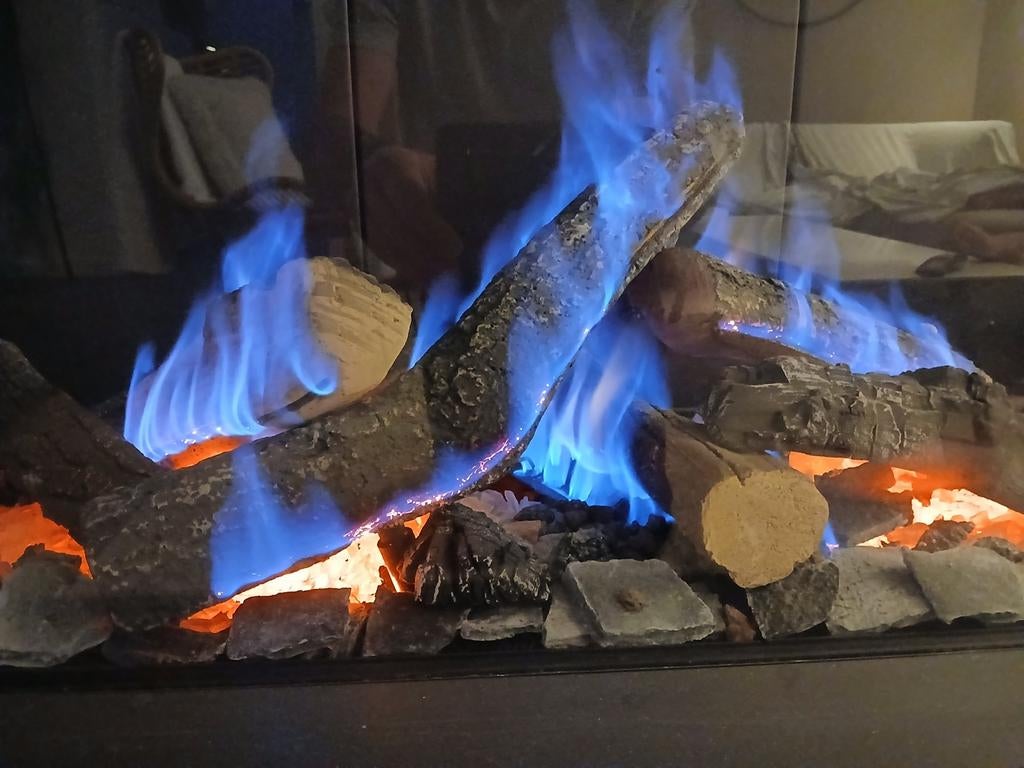Kalfire inbouw gashaard met hybride functie, Ophalen of Verzenden, Zo goed als nieuw, Inbouwhaard, Gashaard