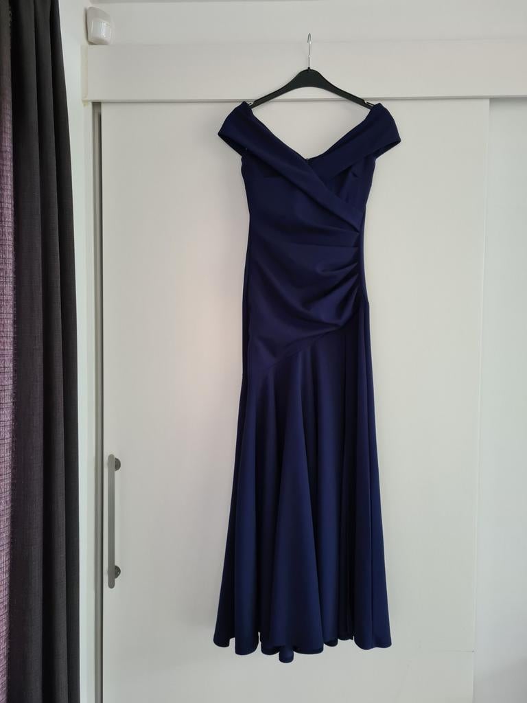 Galajurk maat 34/36, Kleding | Dames, Galajurk, Blauw, Ophalen of Verzenden, Zo goed als nieuw