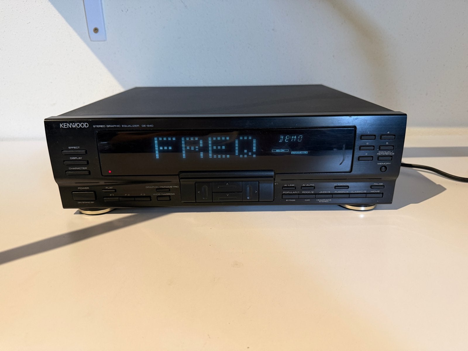 Kenwood Stereo Graphic Equalizer GE-940, Overige merken, Gebruikt, Ophalen of Verzenden, Minder dan 60 watt