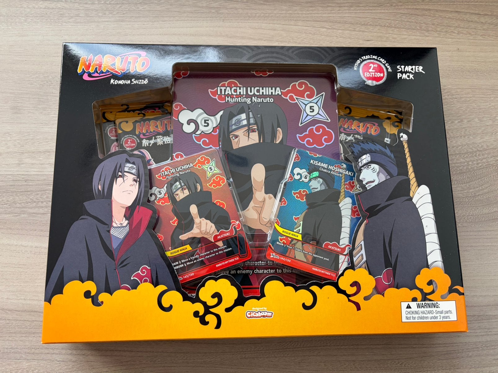 Itachi Uchiha & Kisame Hoshigaki Naruto Mythos TCG 2 Edition, Ophalen of Verzenden, Nieuw