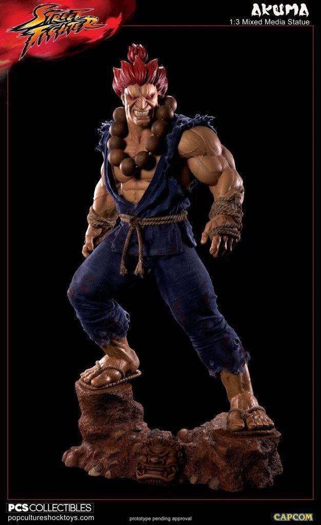 PCS Street Fighter Akuma 1:3 scale statue, Ophalen, Gebruikt, Overige typen