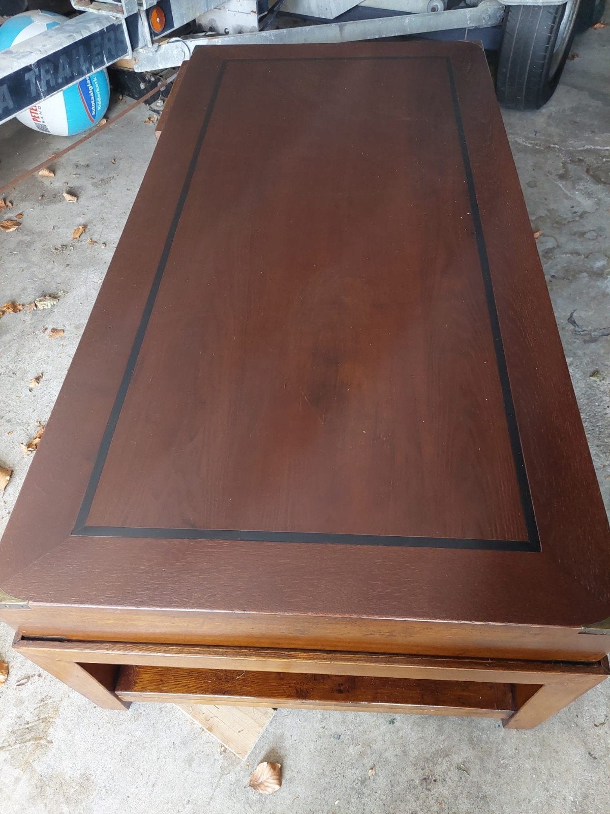 Klassiek eiken salontafel., Huis en Inrichting, Ophalen