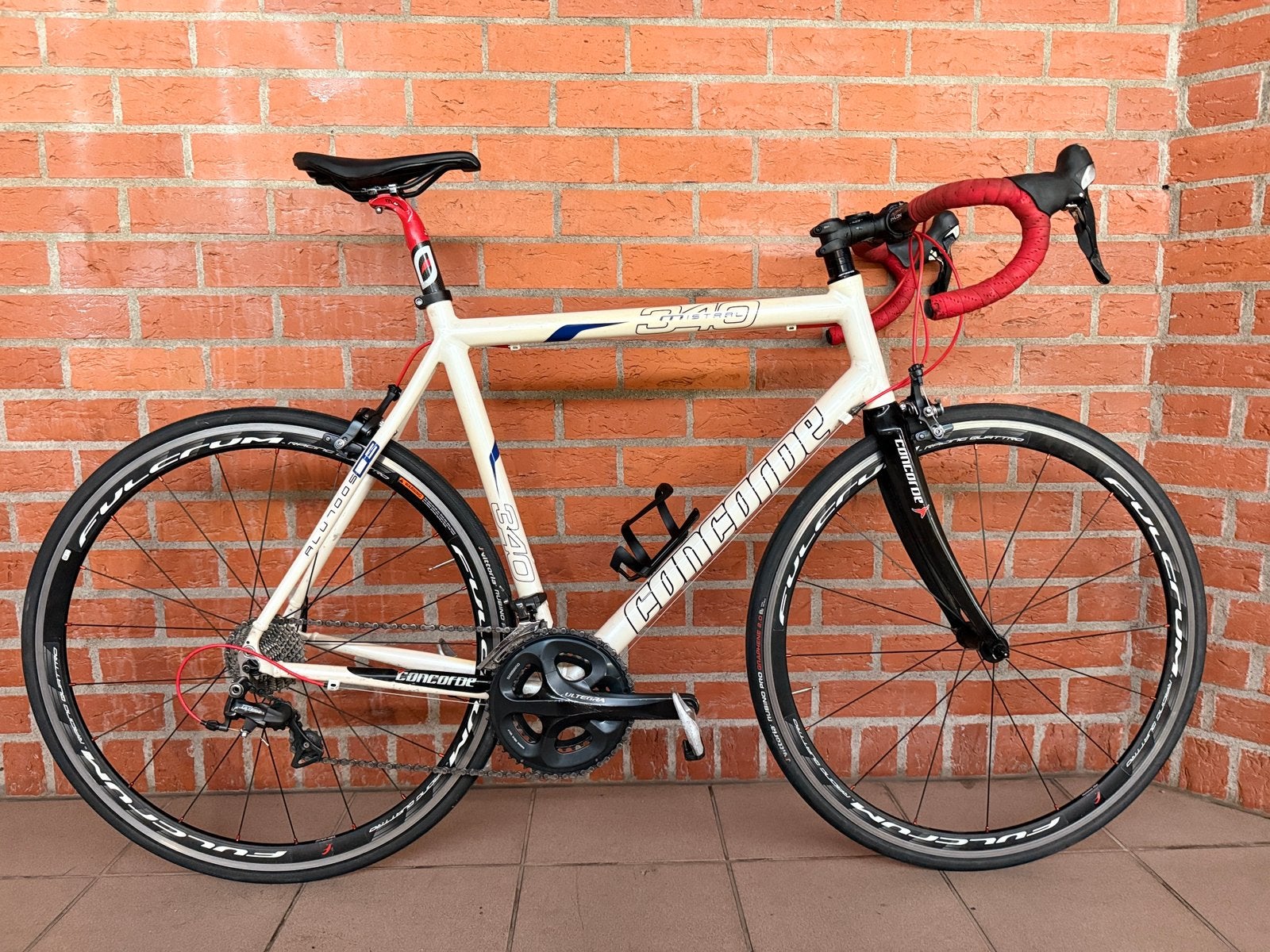 Concorde 340 Mistral – Ultegra 2x11 – Fulcrum Racing Quattro, Aluminium, Zo goed als nieuw, 57 tot 61 cm, Meer dan 20 versnellingen