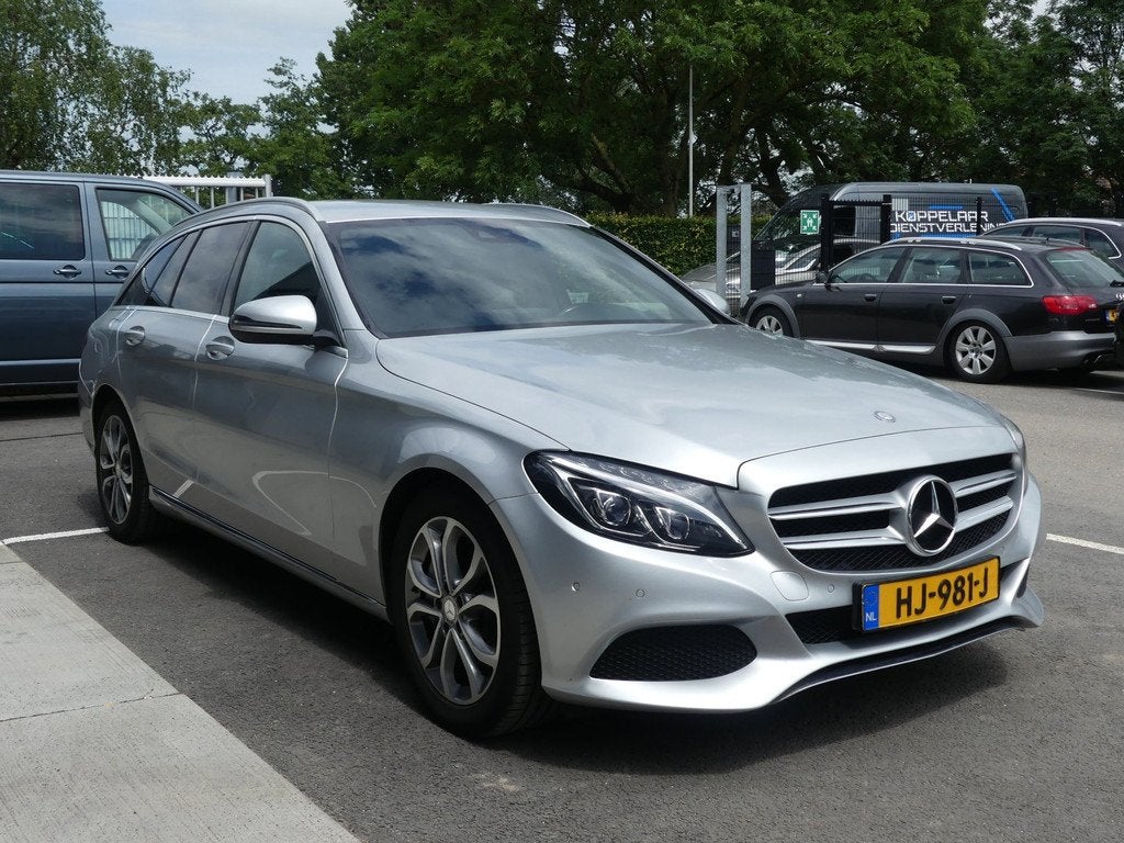 Mercedes-Benz C-klasse Estate 350 e Automaat / Navigatie / E, Auto's, Mercedes-Benz, Automaat, Achterwielaandrijving, Gebruikt