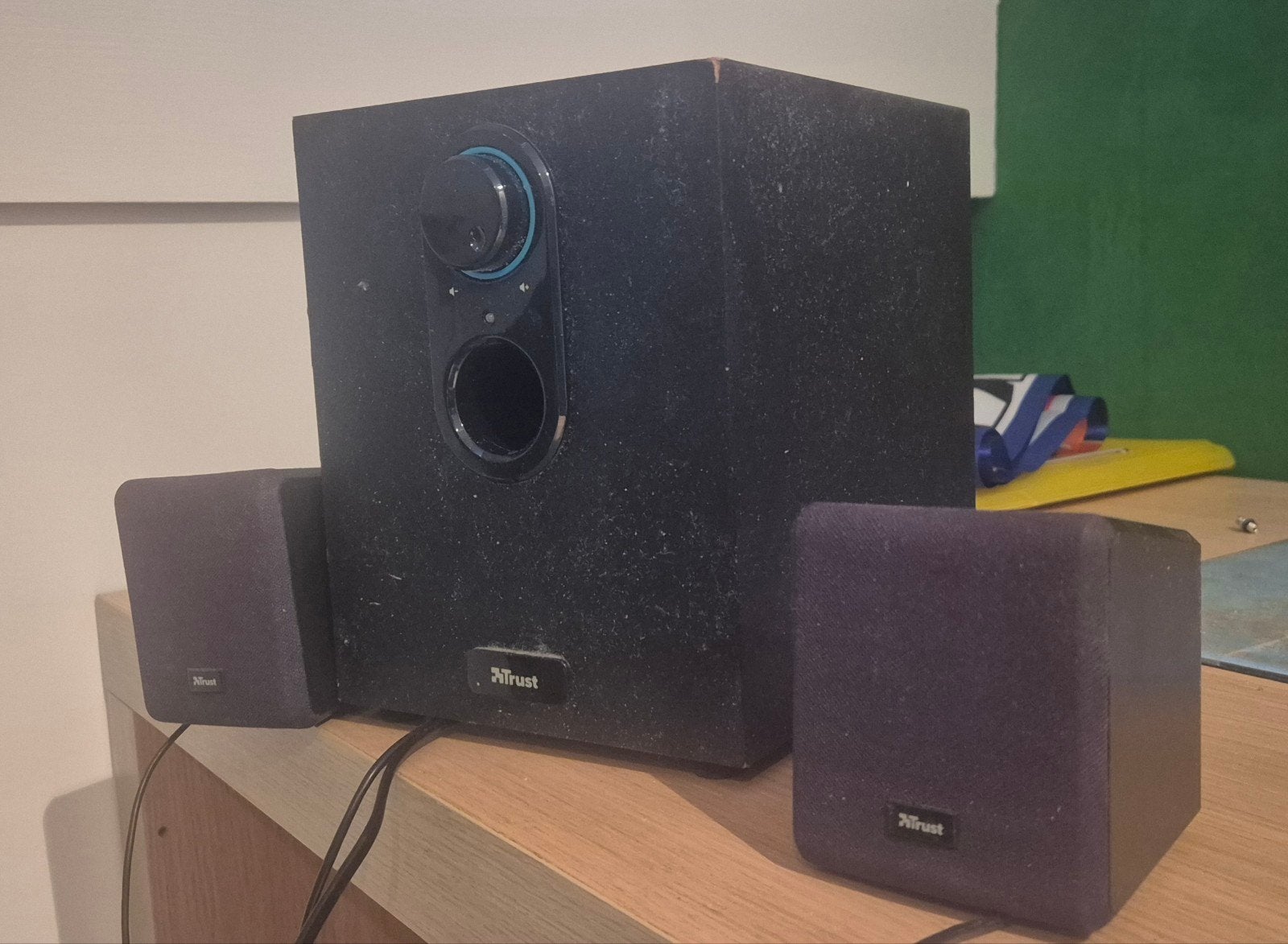 Trust 2.1 speakerset met subwoofer, Ophalen of Verzenden, Gebruikt, Overige merken
