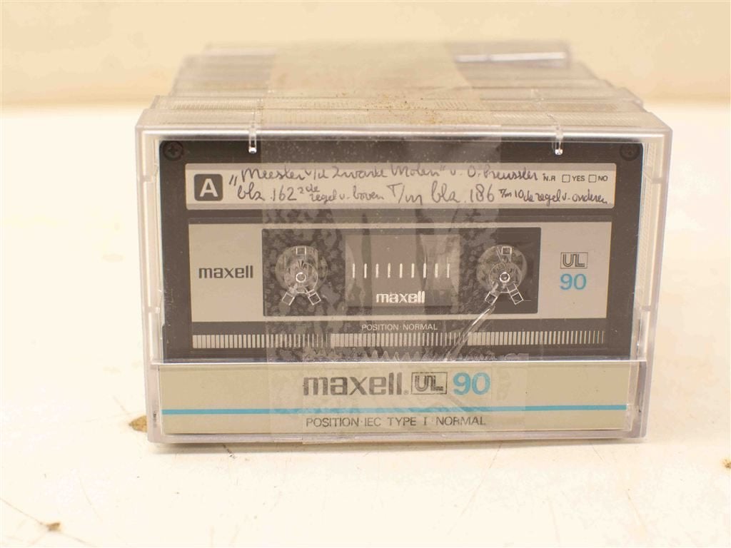 8 Maxell cassettebandjes 38468, Cd's en Dvd's, Ophalen of Verzenden, Gebruikt, Overige genres, 1 bandje