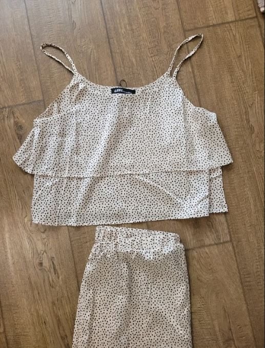 Zomer satijnen set, Ophalen of Verzenden, Nieuw, Maat 38/40 (M)