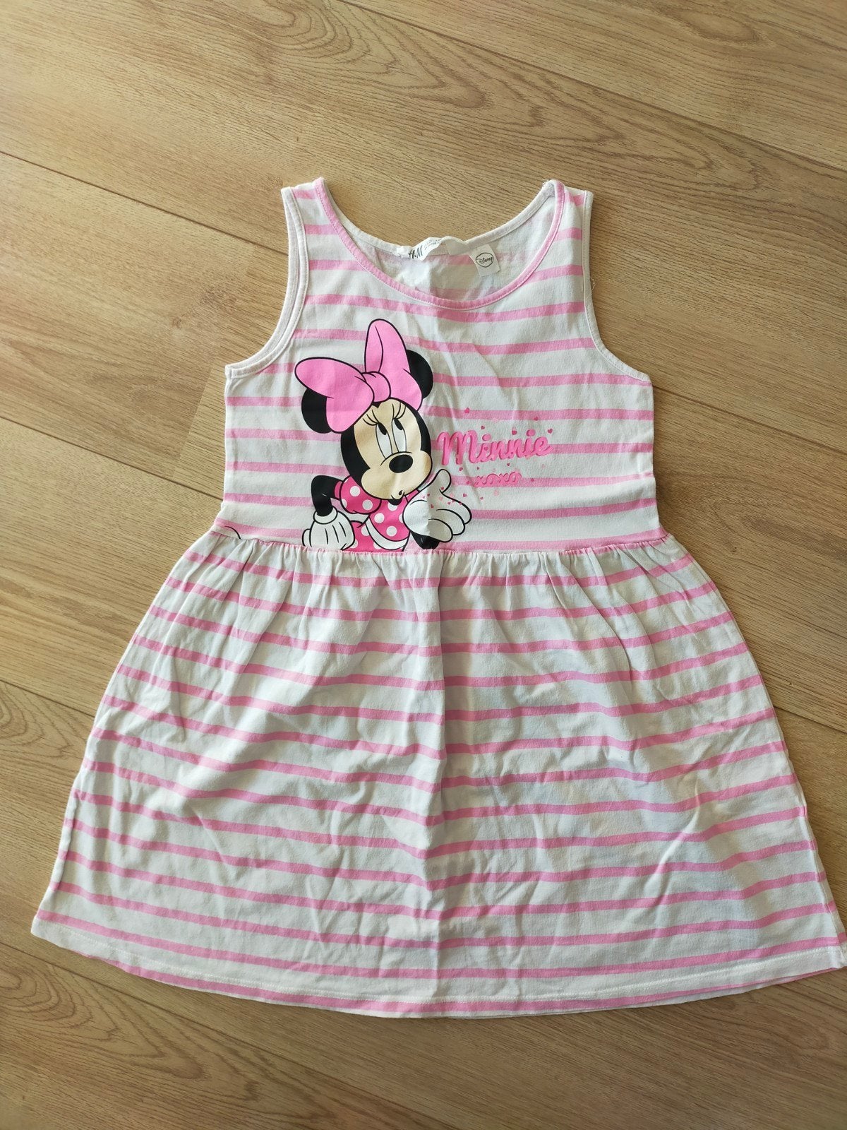 Zgan! Schattig Minnie Mouse jurkje van H&M. Mt 122/128, Meisje, Ophalen of Verzenden, Jurk of Rok, H&M.