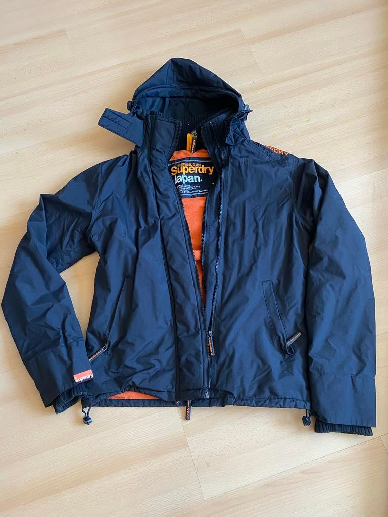 Superdry  Jas zwart, Ophalen of Verzenden, Gedragen, Maat 46/48 (XL) of groter, Blauw