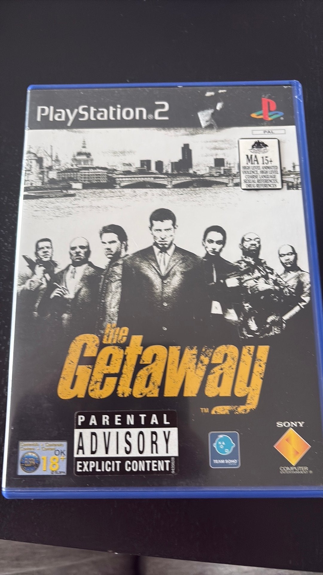 The Getaway (PS2), 1 speler, Ophalen of Verzenden, Zo goed als nieuw, Avontuur en Actie