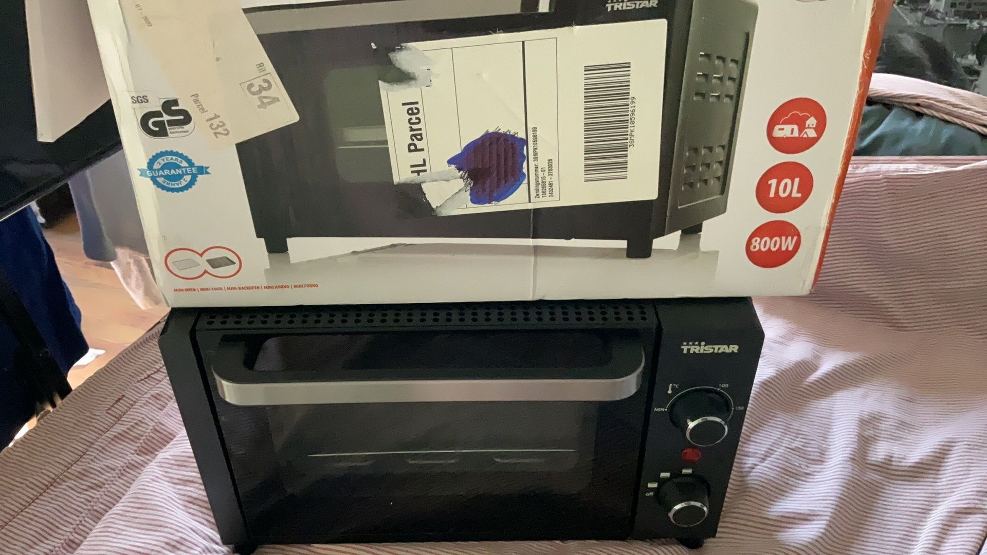 leuk camping oventje, Witgoed en Apparatuur, Ovens, Minder dan 45 cm, Hete lucht, Ophalen of Verzenden, Tristar