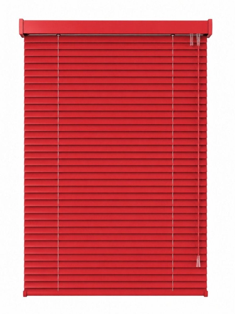 Set [3 stuks] Plissé Jaloezien - Handgemaakt - Rood, Overige merken, 180 cm, Inclusief montageonderdelen, 99 cm
