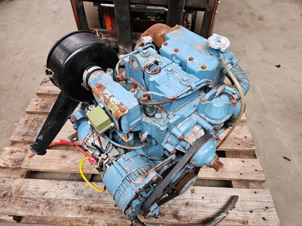 Lister 2 cilinder diesel 20 pk inboard, Doe-het-zelf en Verbouw, Motoren, Ophalen of Verzenden, Dieselmotor