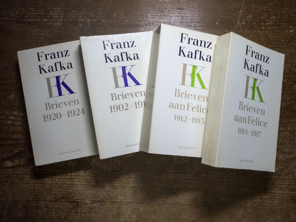 Franz Kafka - Brieven (4 delen), Boeken, Ophalen of Verzenden, Zo goed als nieuw, Franz Kafka
