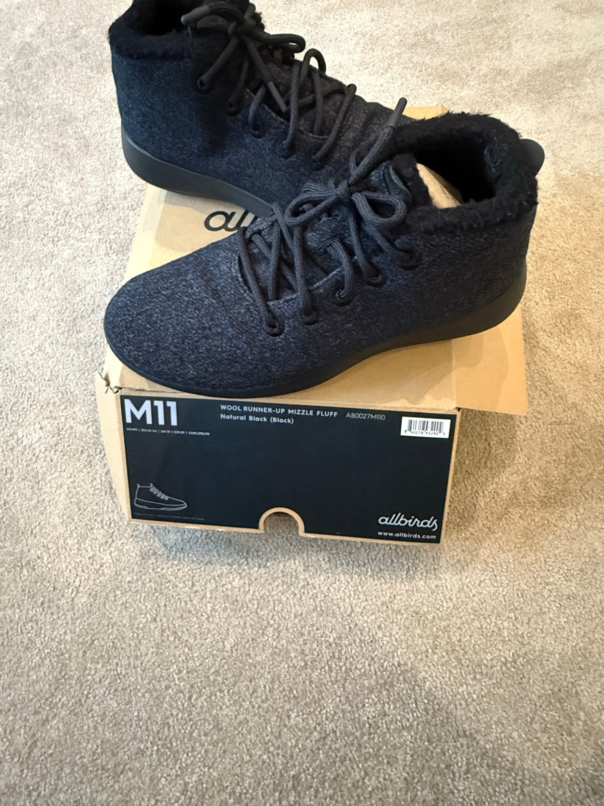 Allbirds Wool Runner-up Mizzle Fluff - Zwart (M11), Kleding | Dames, Schoenen, Nieuw, Sneakers of Gympen, Zwart, Ophalen