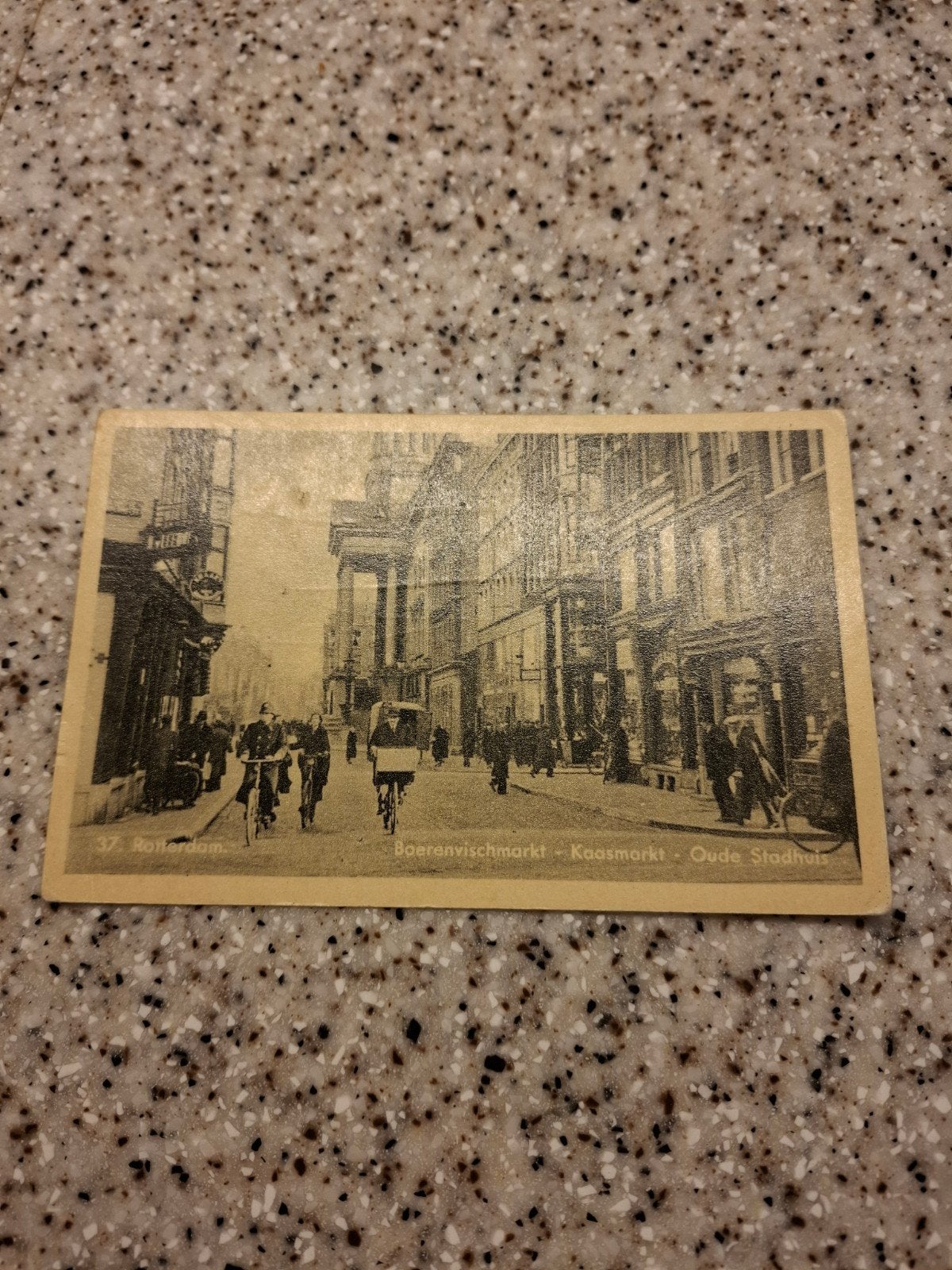 Ansichtkaart Rotterdam Baanvischmarkt Kaasmarkt Stadhuis, Ophalen of Verzenden, Voor 1920, Gelopen, Zuid-Holland
