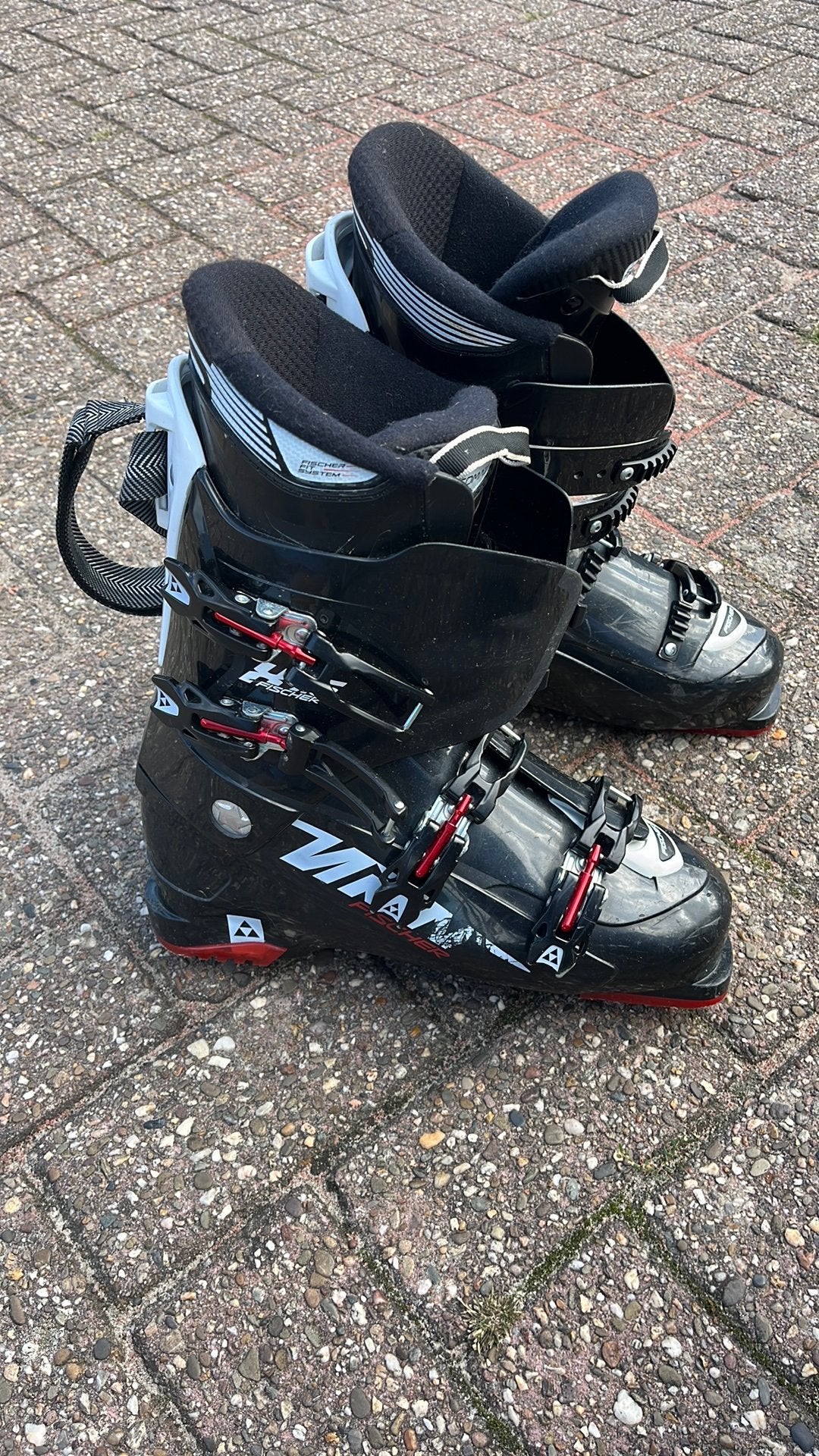 Fischer Skischoenen maat 30.5 47/48, Ophalen, Fischer, 100 tot 140 cm, Schoenen