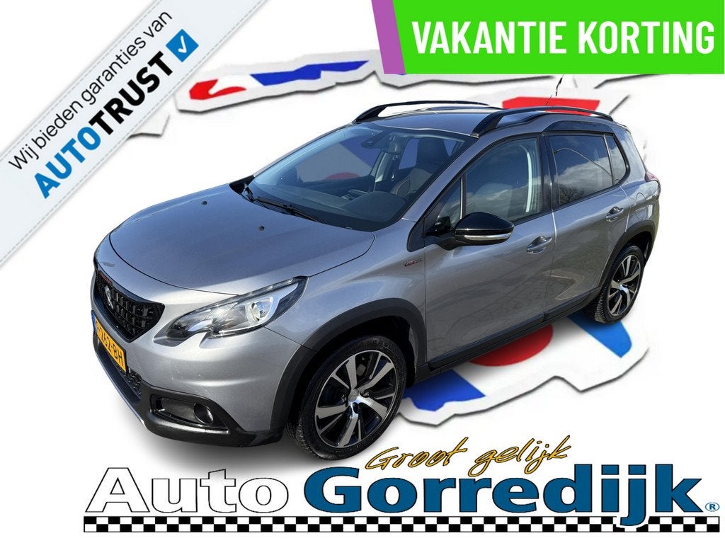 Peugeot 2008 1.2 PureTech Active AUTOMAAT Gt Line 1/2 leder, Auto's, Peugeot, Bedrijf, Te koop, ABS, Airbags, Airconditioning