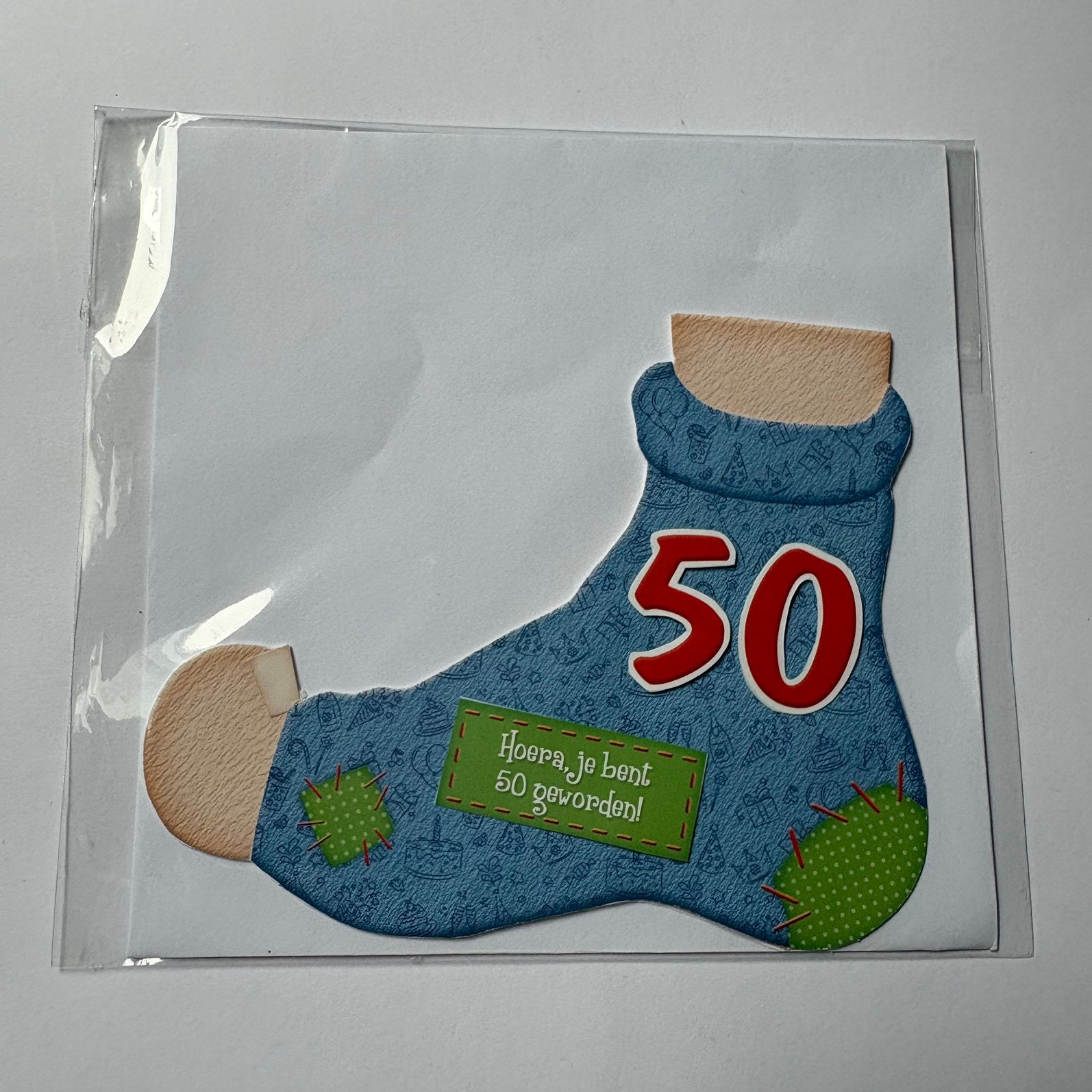 Kaart 50 jaar oude sok, Ophalen of Verzenden, Overige thema's