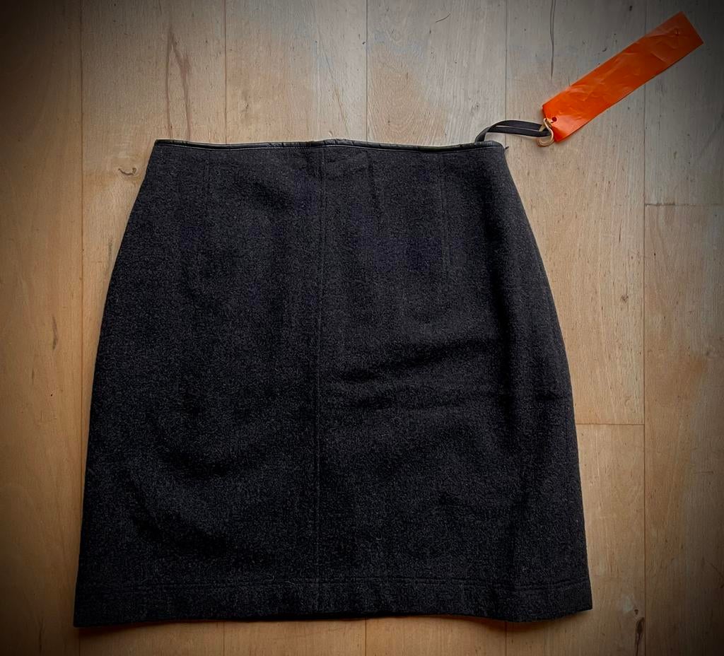 Copines Claudia Sträter design chique rok wol kasjmier 40, Maat 38/40 (M), Zwart, Ophalen of Verzenden, Zo goed als nieuw